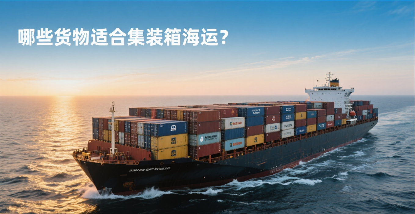 哪些货物适合集装箱海运？